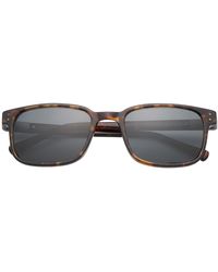 Ted Baker - 55mm Polarized Square Sunglasses - Lyst