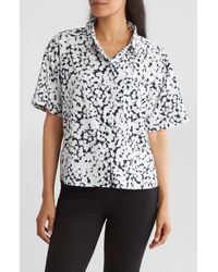 DKNY - Short Sleeve Button-up Shirt - Lyst