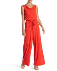 vince camuto pink jumpsuit