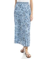 Max Studio - Pleated Maxi Skirt - Lyst