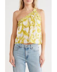 Ramy Brook - Florence Print One-Shoulder Top - Lyst