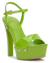 Jessica Simpson - Calenta Ankle Strap Platform Sandal - Lyst