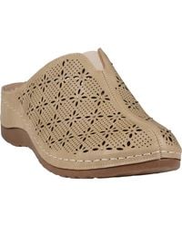 Gc Shoes - Vale Laser Cut Wedge Mule - Lyst