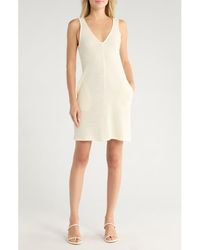 Rag & Bone - Carine Open Knit V-Neck Minidress - Lyst