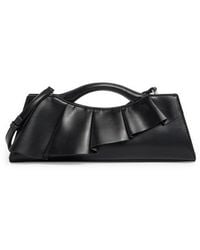 BCBGMAXAZRIA - Ruffle East/West Clutch - Lyst