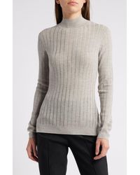 BOSS - Fatirami Mock Neck Virgin Wool Sweater - Lyst