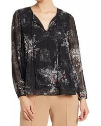 DR2 by Daniel Rainn - Daniel Rainn Release Pleat Tie Front Top - Lyst