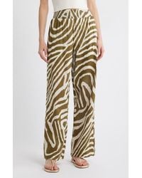 Rails - Brendon Wide Leg Cotton Pants - Lyst
