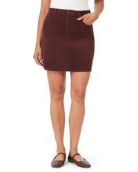 Kensie - High Waist Corduroy A-Line Skirt - Lyst
