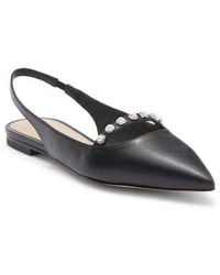 Stuart Weitzman - Faux Pearl Slingback Pump - Lyst