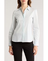Theory - Classic Fitted Button-Up Shirt - Lyst