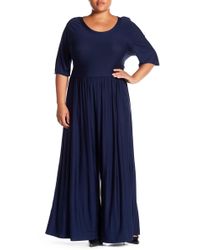 west kei knit wide leg jumpsuit
