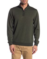 Medium Grey Heather//Dark Grey Heather Tailor Vintage Mens Reversible 1//4 Zip Double Sided Waffle Pull Over