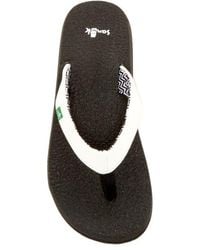 Sanuk - Yoga Serenity 4 Zigzag Flip Flop - Lyst