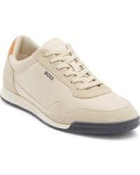 BOSS - Titanium Low Top Sneaker - Lyst