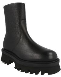Ferragamo - Klem Combat Boot - Lyst
