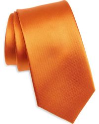 Duchamp - Solid Silk Tie - Lyst