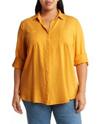 Velvet Heart - Riley Long Sleeve ® Lyocell Button-up Shirt - Lyst
