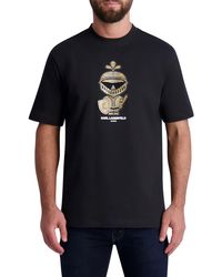 Karl Lagerfeld - Karl Armour Cotton Graphic T-shirt - Lyst