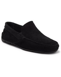 Giorgio Brutini Men black Le Glove LEATHER-Slip-OnShoes Moccasin Loafer-688831-1 