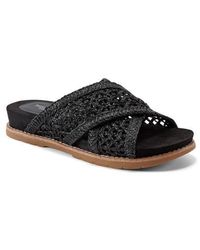 Rockport - Zora Woven Strap Slide Sandal - Lyst