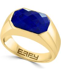 Effy - Lapis Lazuli Signet Ring - Lyst