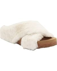 Volatile - Rees Faux Fur Platform Sandal - Lyst