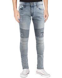 Xray Jeans - Rawx Distressed Moto Skinny Fit Jeans - Lyst
