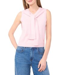 Halogen® - Tie Shoulder Sleeveless Sweater - Lyst