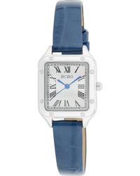 BCBGMAXAZRIA - Square Face Faux Leather Strap Watch, 25Mm - Lyst