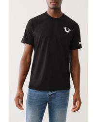 True Religion - Fast Buddha Rhinestone Graphic T-Shirt - Lyst