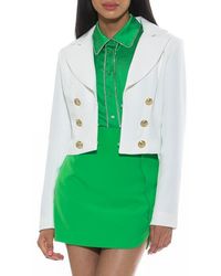 Alexia Admor - Jesse Cropped Blazer - Lyst