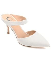 Journee Collection - Pointed-Toe Slip-On Pumps - Lyst