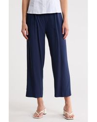 Tahari - Pleated Cropped Pants - Lyst