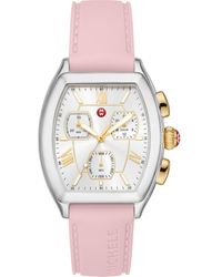 Michele - Releve Silicone Strap Watch, 36Mm - Lyst