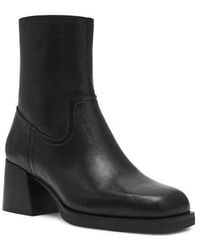 Steve Madden - Latches Block Heel Booties - Lyst