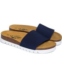 Plakton - Solid Slide Sandal - Lyst