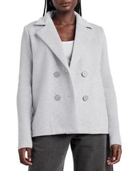 Splendid - Singrid Double Breasted Wool Blend Jacket - Lyst