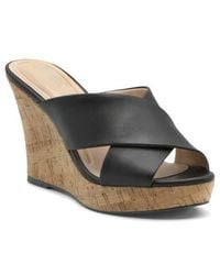 Charles David - Latrice Cork Wedge Sandal - Lyst