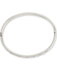 Sterling Forever - Ainslow Cubic Zirconia Bangle Bracelet - Lyst
