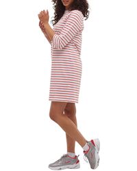 Bench - Mab Stripe Three-quarter Sleeve Dress - Lyst