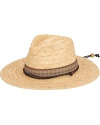 San Diego Hat - Raffia Lifeguard Fedora - Lyst