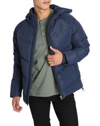 Jachs New York - Quilted Hooded Puffer Jacket - Lyst
