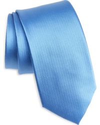 Duchamp - Solid Silk Tie - Lyst