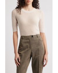 BOSS - Fusionana Short Sleeve Sweater - Lyst