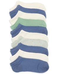 Lucky Brand - 10-Pack Assorted Speckle Rib No Show Socks - Lyst