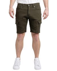 Xray Jeans - Five-Pocket Stretch Cotton Shorts - Lyst