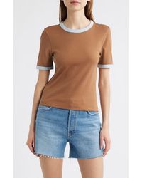 Rag & Bone - Mia Cotton Ringer T-Shirt - Lyst