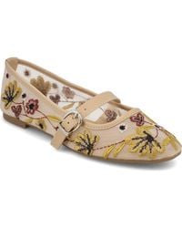 MIA - Bluet Embroidered Mesh Mary Jane Flat - Lyst