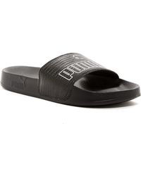 puma leadcat embossed slides